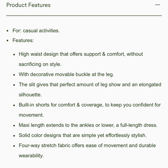 HALARA BlackHigh Waisted Adjustable Double Buckle Split 2-in-1 Maxi Casual Skirt - Picture 6 of 16